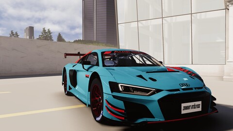 Audi R8 LMS GT3 HQ Model With İnterior & Engine Sounds