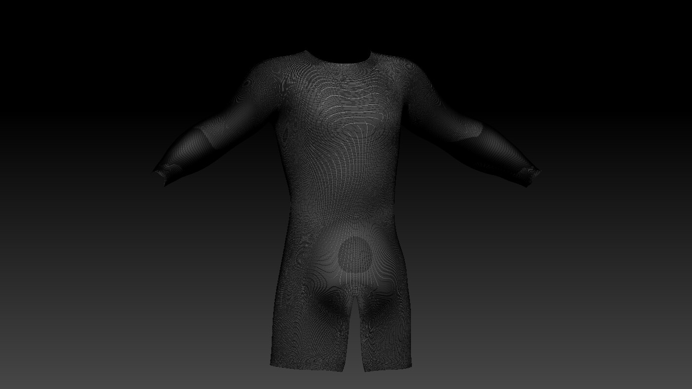 ArtStation Highpoly model Robe Resources