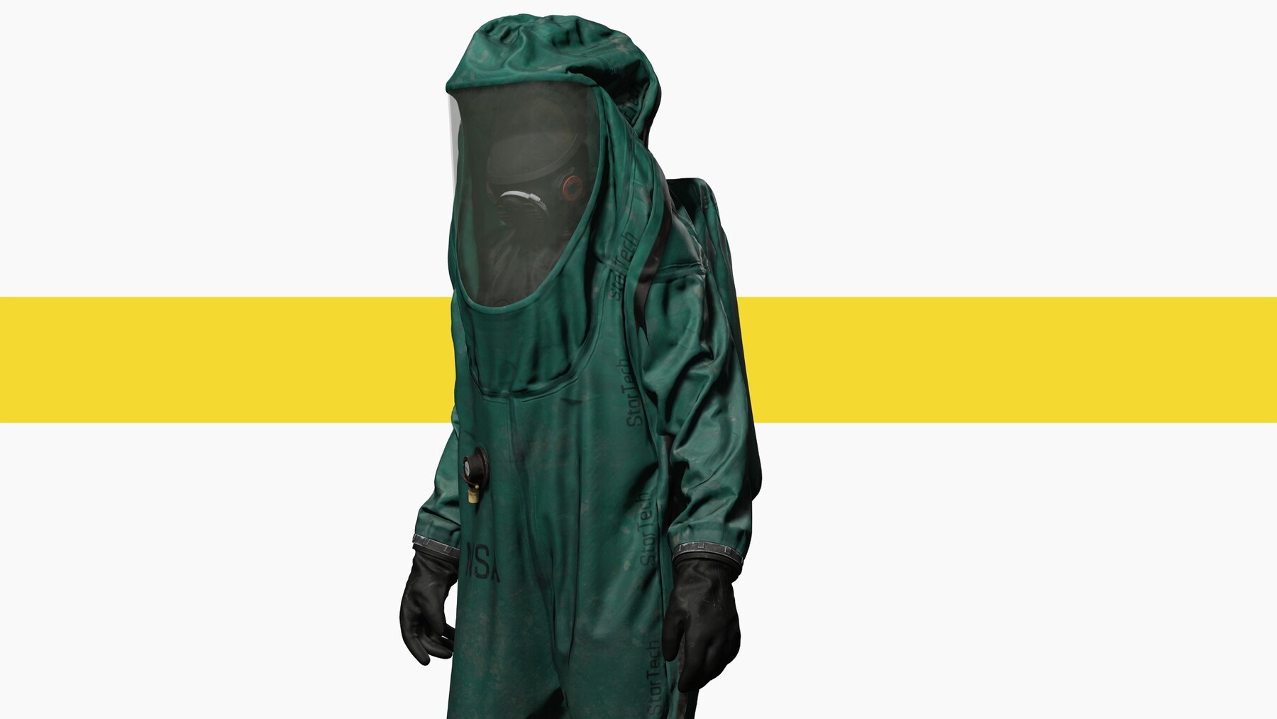 ArtStation - HAZMAT SUIT Chemical Nuclear 3D model Full-body Low-poly ...