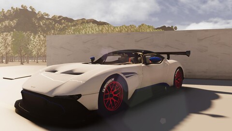 Aston Martin Vulcan Game Ready HQ Model With Engine Sounds.