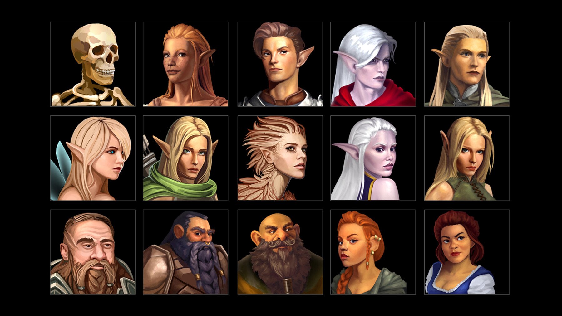 ArtStation - RPG Avatars 01 | Game Assets