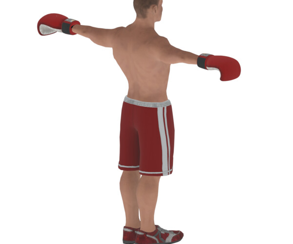 ArtStation - Boxer 3D Model Game Ready | Game Assets