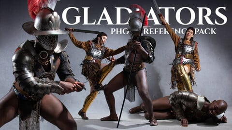 Gladiators- Photo Reference Pack For Artists 323 JPEGs