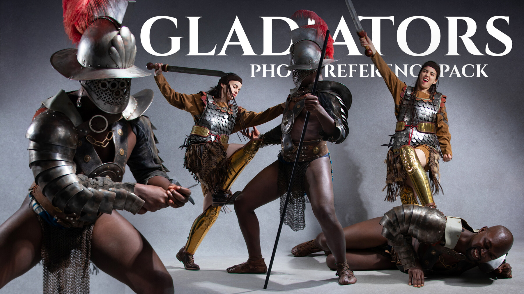 Satine Zillah [satinezillah.com] - Gladiators- Photo Reference Pack For ...