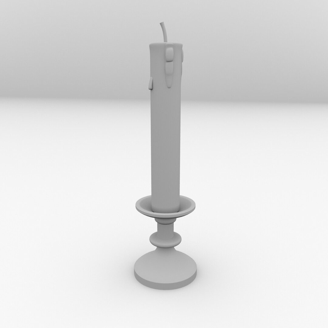 ArtStation Candle Game Assets