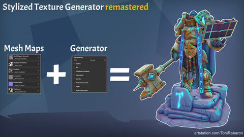 Stylized Texture Generator for Substance Painter | remastered