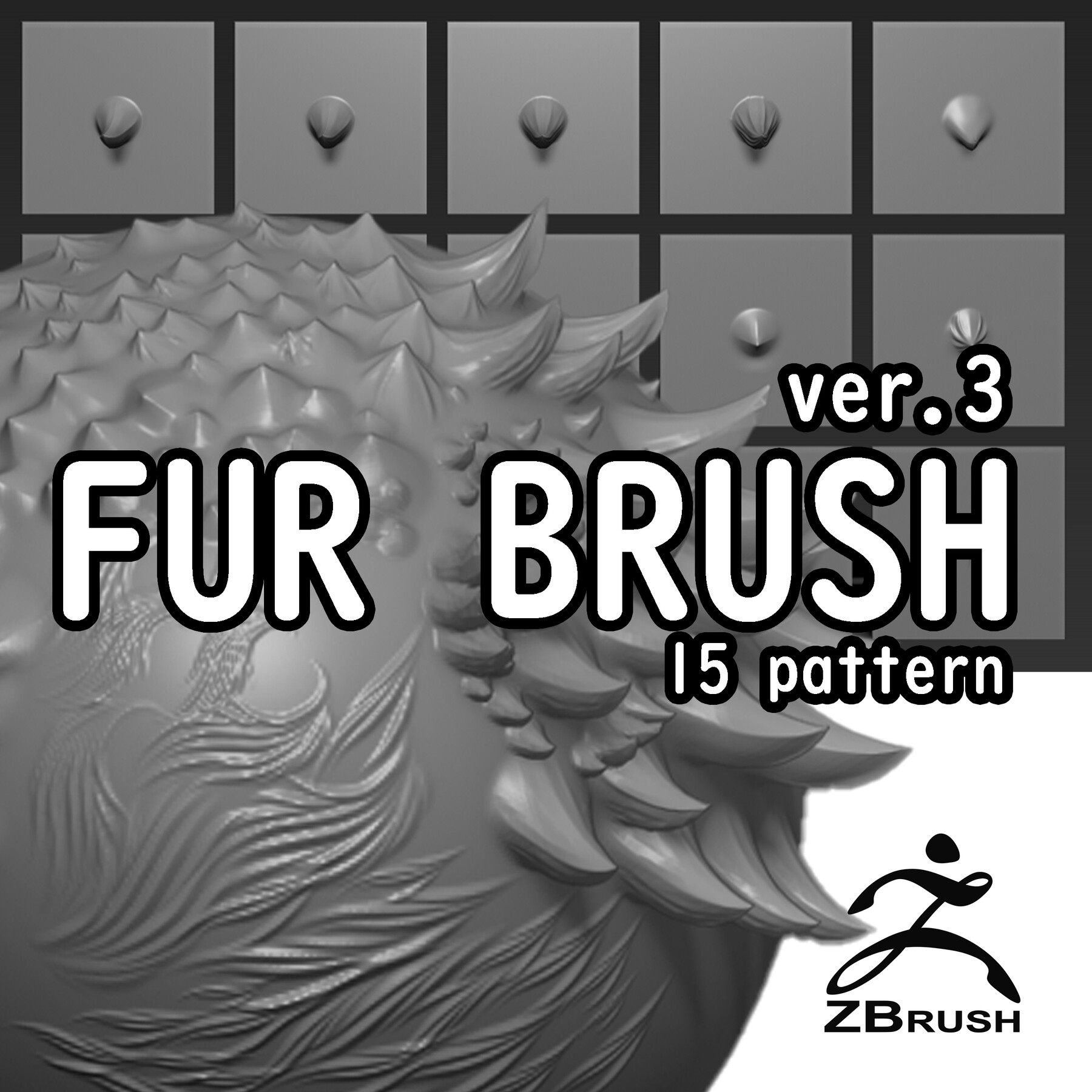 Artstation Zbrush Fur Brush Brushes vrogue.co