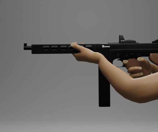 ArtStation - Sub Machine Gun | Resources