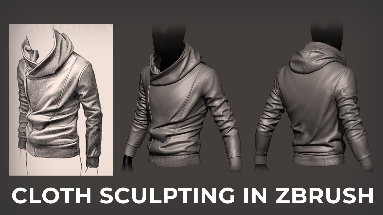 Artstation Cloth Sculpting In Zbrush Tutorial Tutorials