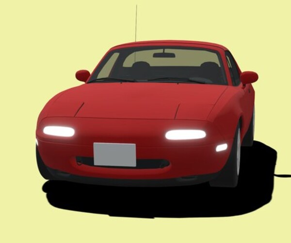 ArtStation - Mazda MX5 Miata | Game Assets