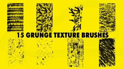 15 Grunge texture brushes for photoshop