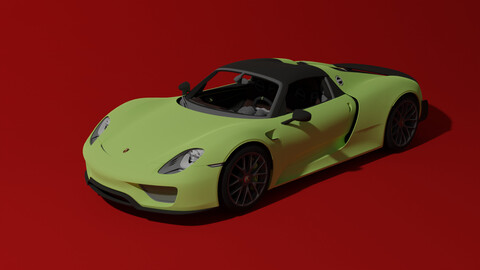 Porsche 918 3d model