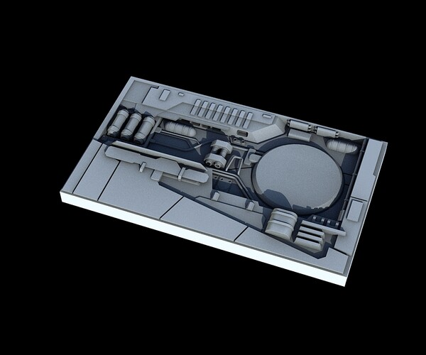 ArtStation - Sci-Fi KitBash and Props Pack (Part two) | Resources