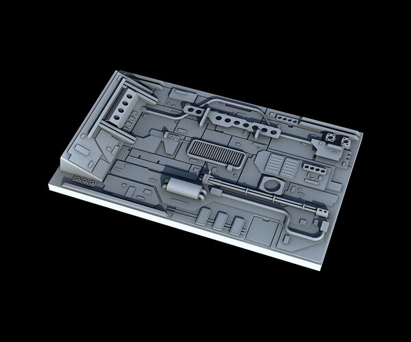 ArtStation - Sci-Fi KitBash and Props Pack (Part two) | Resources