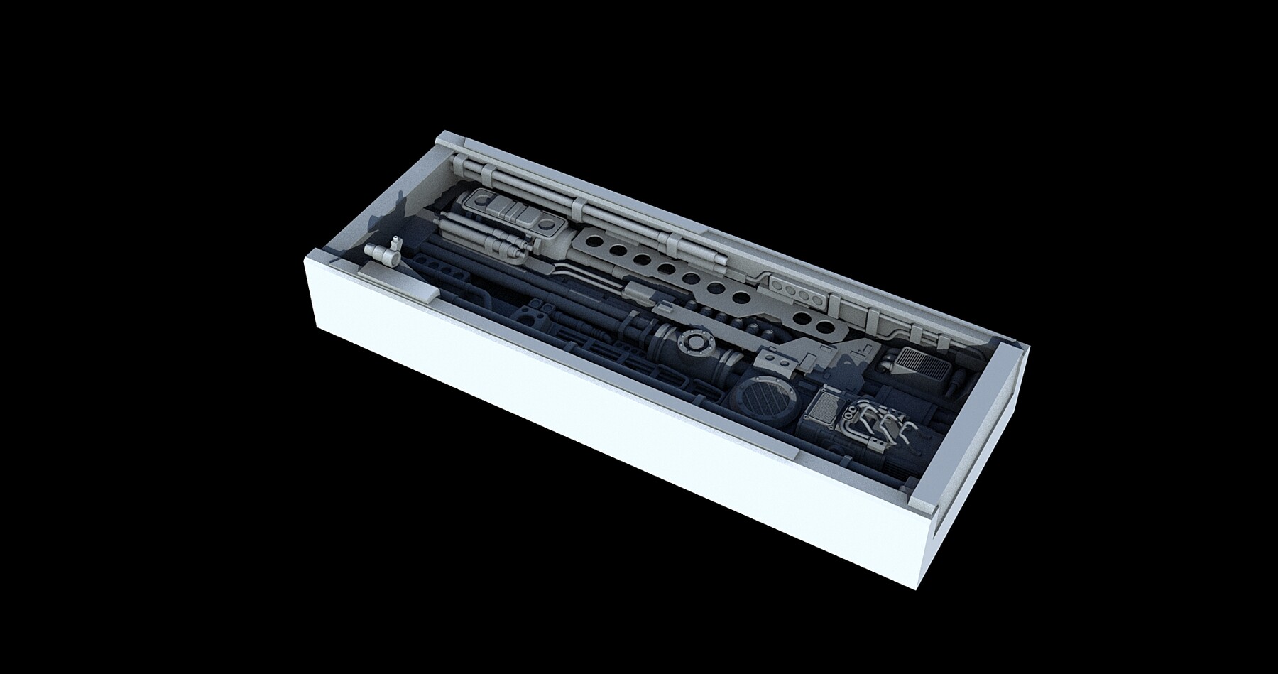 ArtStation - Sci-Fi KitBash and Props Pack (Part two) | Resources