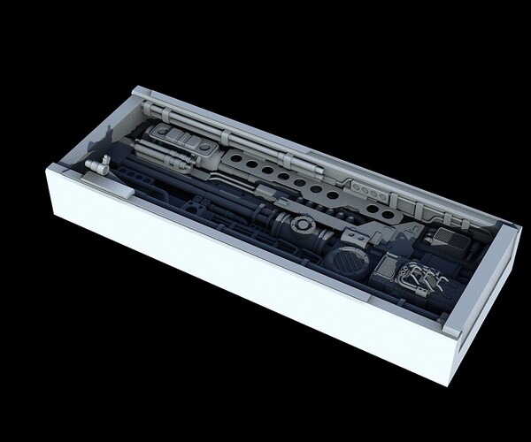 ArtStation - Sci-Fi KitBash and Props Pack (Part two) | Resources