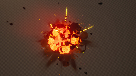 Toon Explosion unreal engine 5 |Download Files