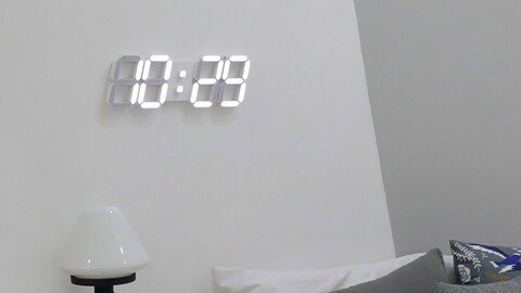 Big Plus 3D LED Wall Clock