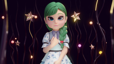 Little Girl - Fully Rigged