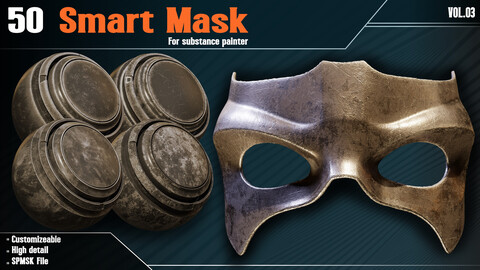50 Smart Mask For Substance Painter - Vol.03