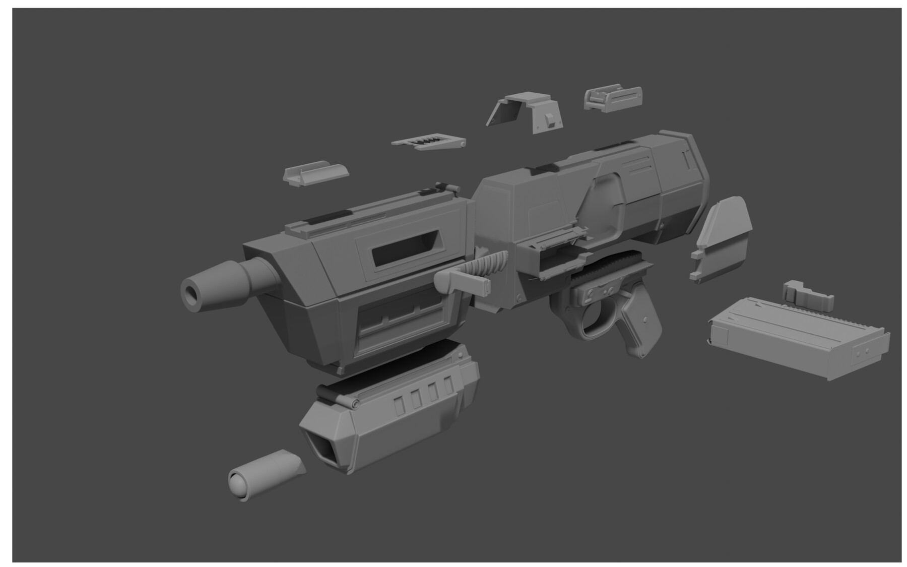 ArtStation - DC17M Republic Commando Blaster Rifle STL | Resources