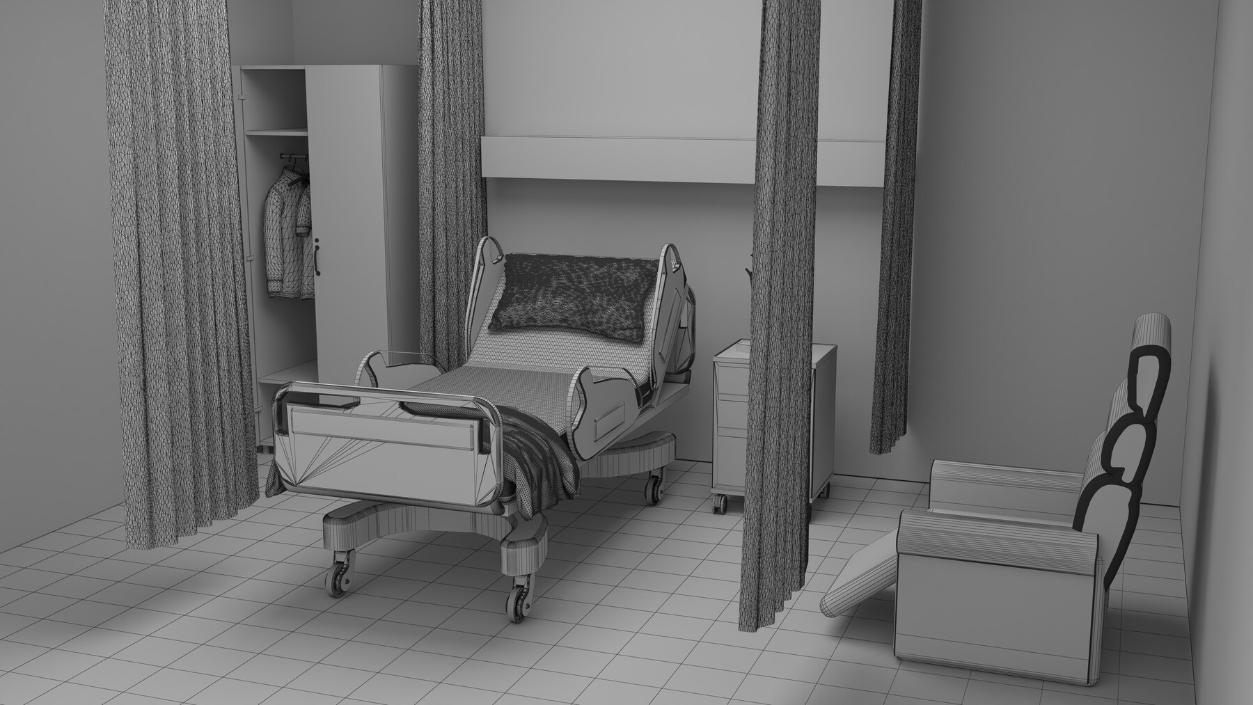 ArtStation - Hospital Room 7 - 4K | Resources