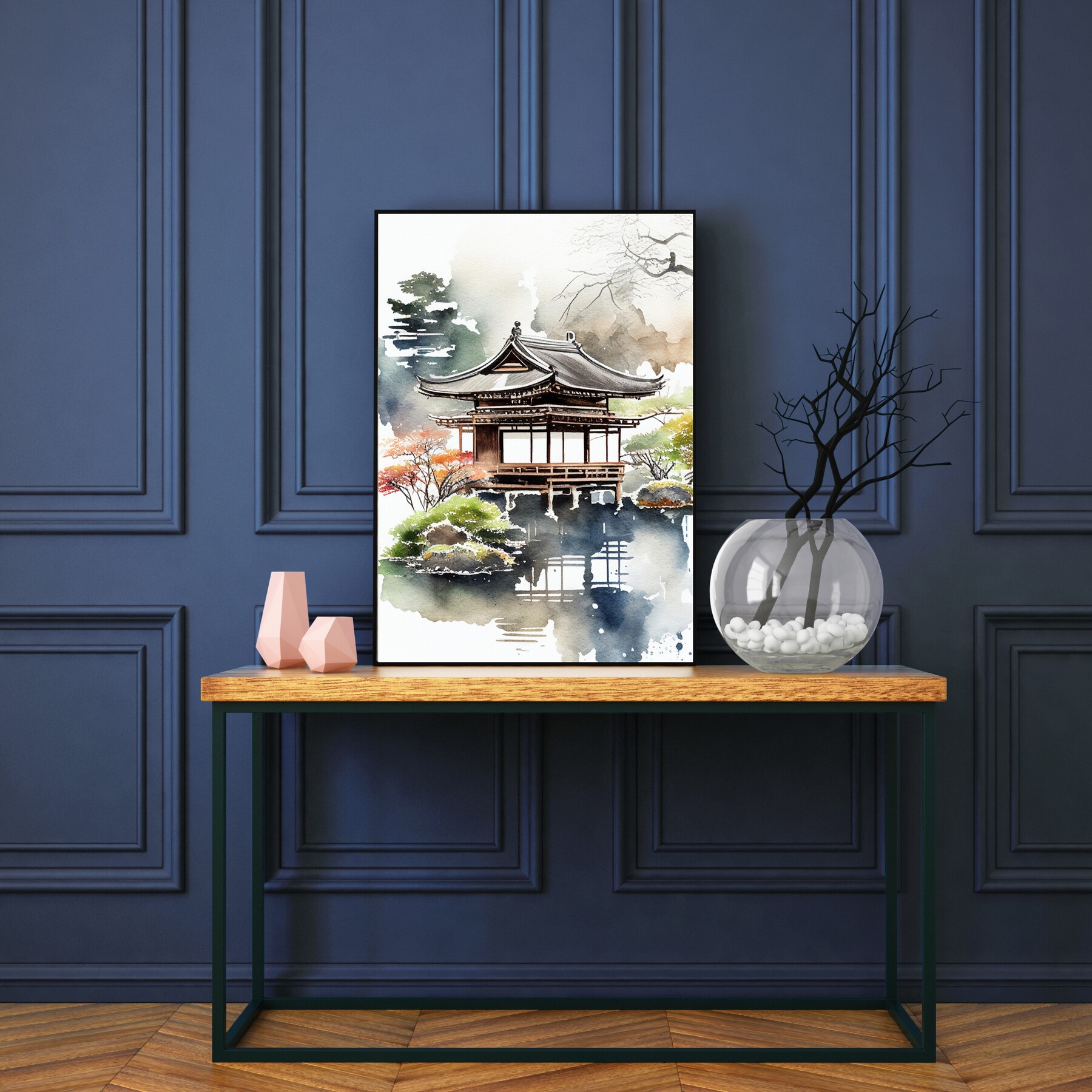 artstation-japan-art-prints-landscape-pagoda-printable-art-asian