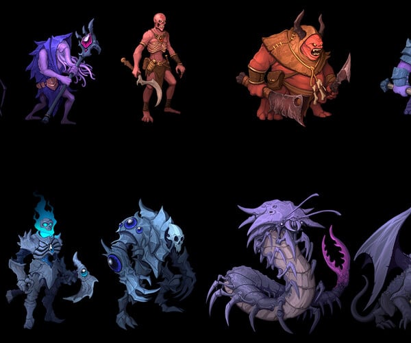 ArtStation - Dungeon Guards 02 | Game Assets