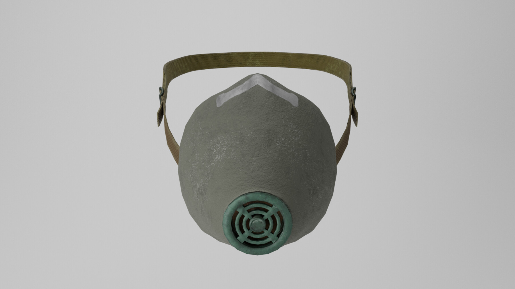 ArtStation Respirator U2KR2 Lowpoly 3D model Game Assets