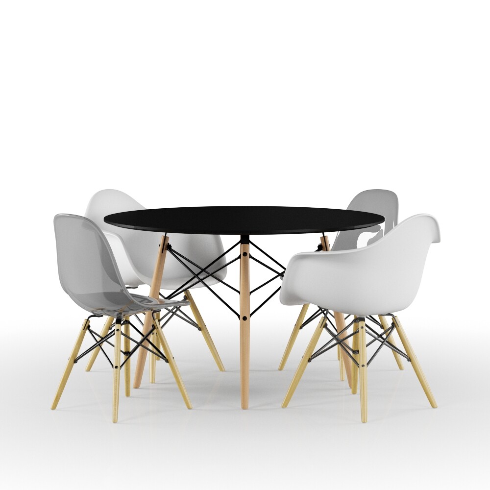 ArtStation Eames Table And Chairs Resources