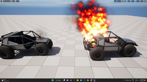 Spark Fire VFX unreal engine 5 | Download files