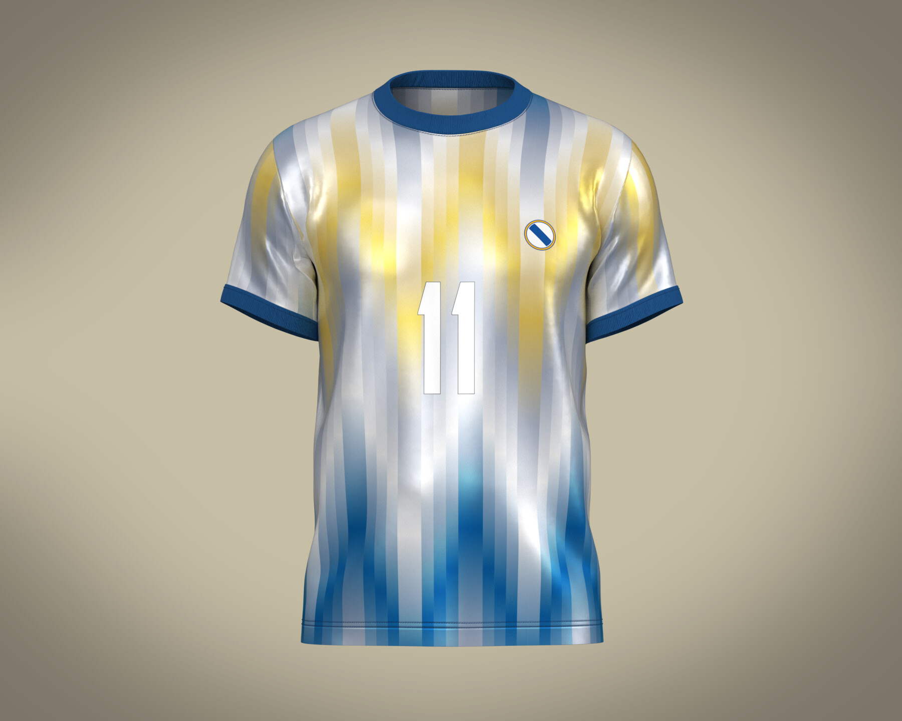 ArtStation - Soccer Football White Jersey Player-11