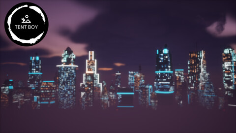 Background Building Pack: Modern and Sci-Fi buildings