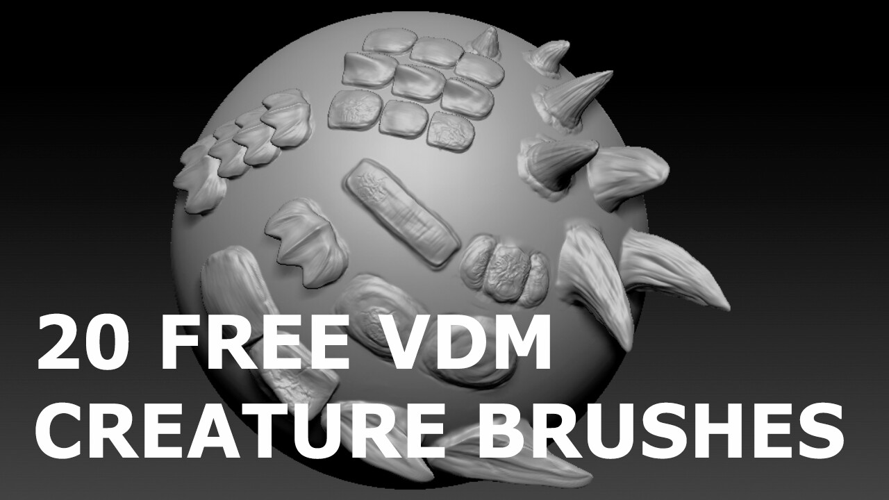 ArtStation Dragon Maker free VDM pack Brushes