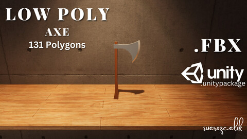 Low Poly Axe