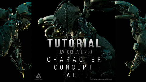 How to create in 3D Character Concept Art