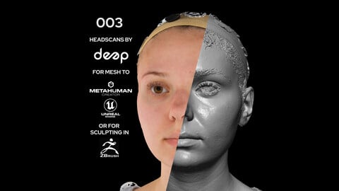 European Female 20s head scan 003