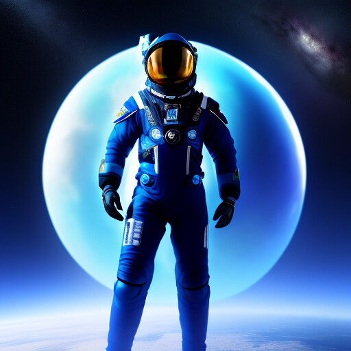 ArtStation Scifi Man with a space suit Man with a on the