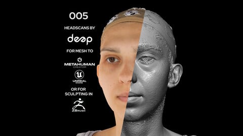 European Female 30s head scan 005