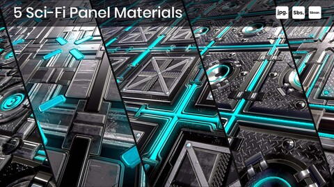5 Sci-Fi Panel Materials