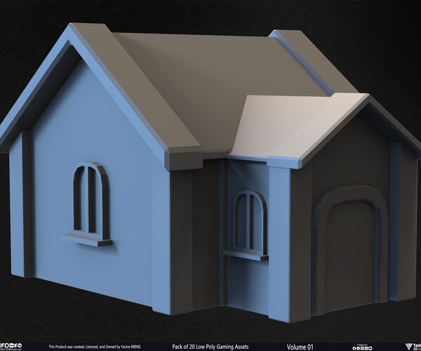 ArtStation - Pack of 20 Low Poly Gaming Assets Vol 01 | Game Assets