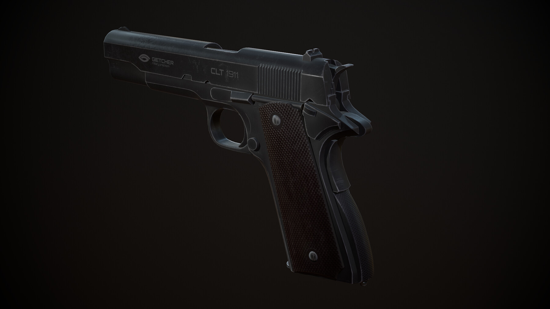 ArtStation - Пневматический пистолет (Colt 1911) | Game Assets