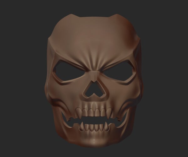 ArtStation - New Call Of Duty Ghost Mask Printable Version STL High ...