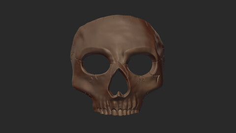 Call Of Duty New Ghost Mask Printable Version STL High-Poly