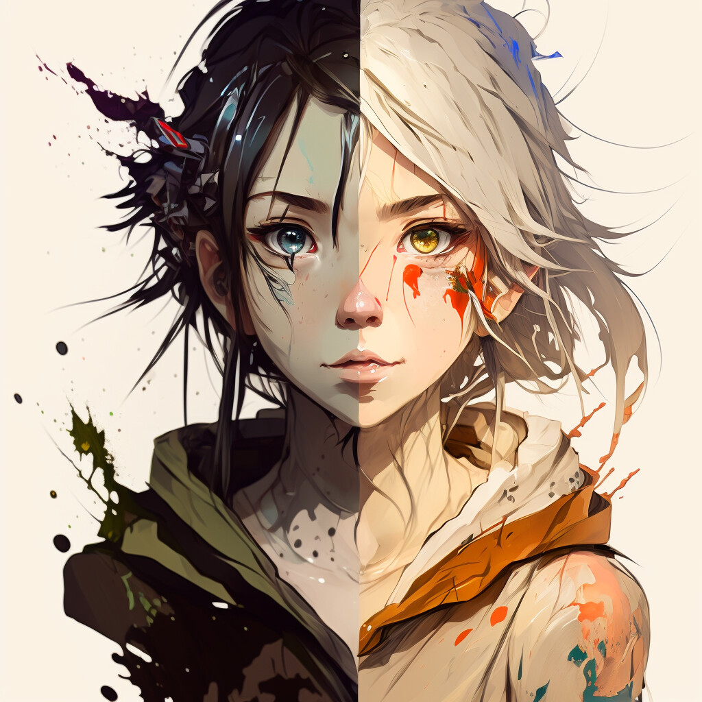 ArtStation - Ying Yang Anime Girl | Artworks