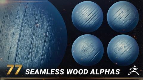 77 Seamless Wood Alphas