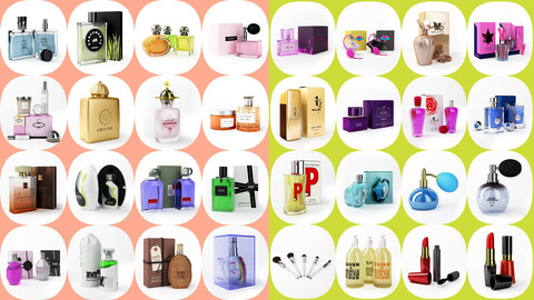 89 models of perfume and cosmetics