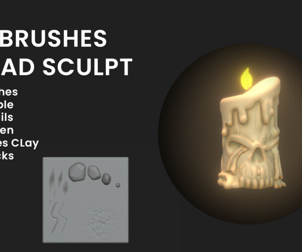 ArtStation Orb brushes NOMAD SCULPT Brushes