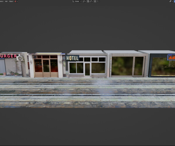 ArtStation - Blender Shop Model Pack 1 | Resources