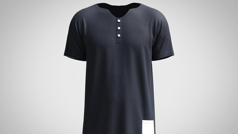 T-Shirt with Button